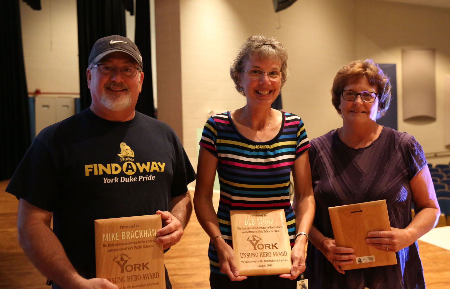 Mike Brackhan, Deb Stuhr and Monica Cross